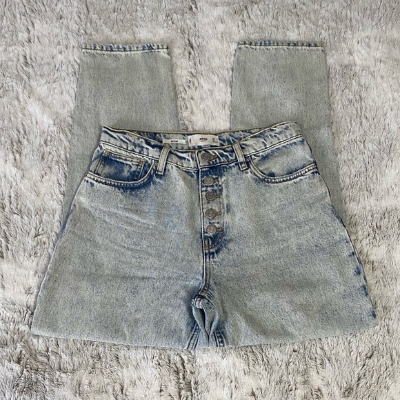 MNG Denim Denim - Women Mom Jeans Sz 4 | MNG Denim Mom Jeans | High Rise Mom Jeans | Women Denim 4